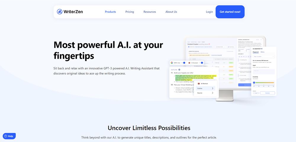 ai tool 36 writerzen